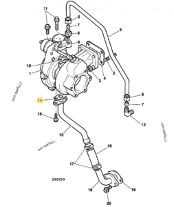 JOINT TURBO JCB REF 02/200416