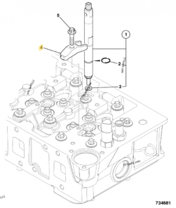 CLIP INJECTEUR JCB REF 320/02639