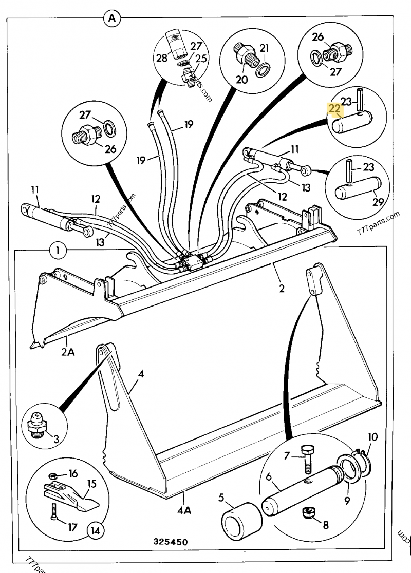 AXE JCB REF 983/00475