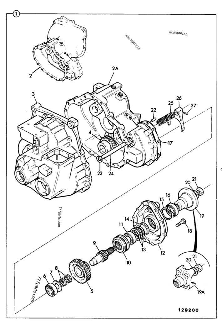 KIT REP BOITE SYNCHRO JCB REF 993/23200