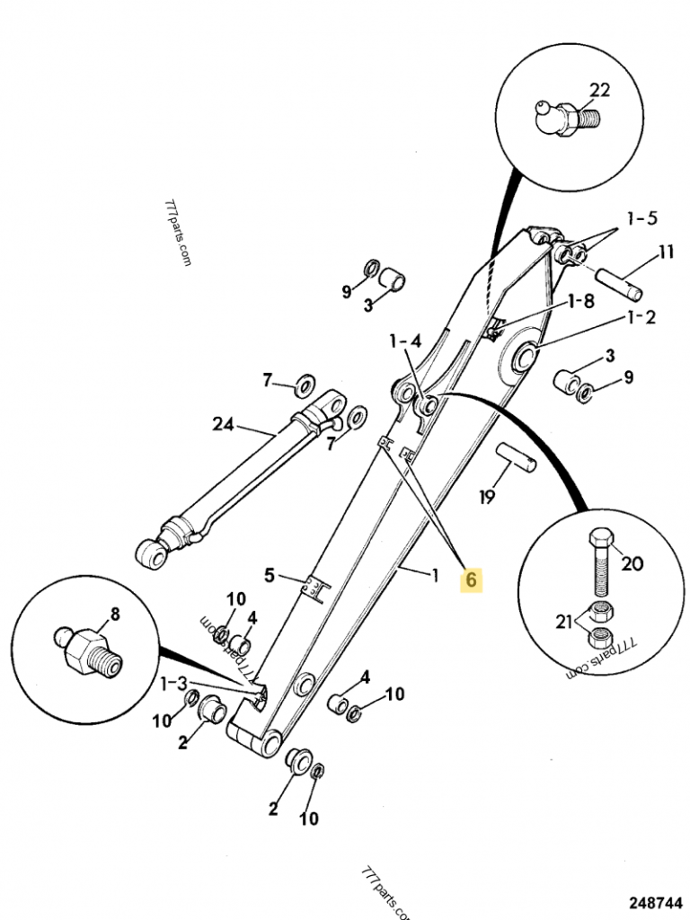 BARRE JCB REF JNV1119